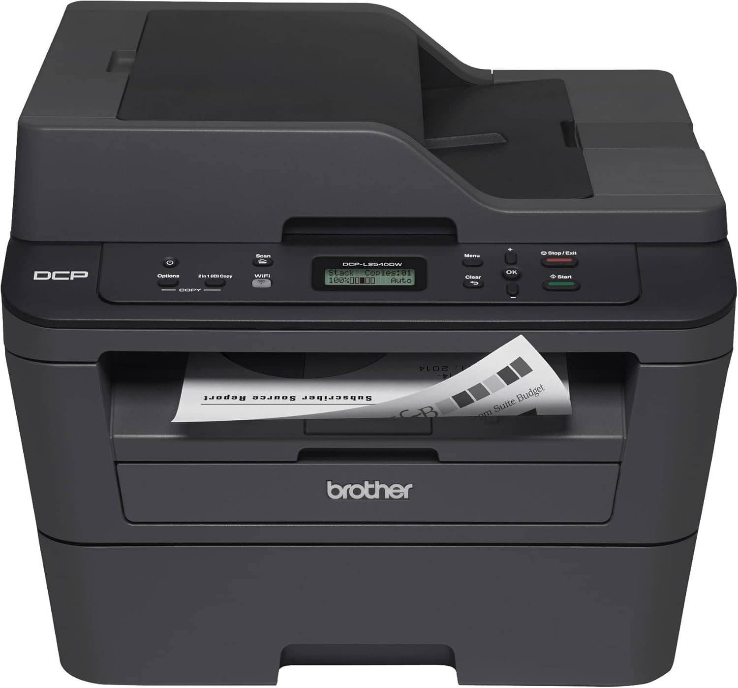 Brother DCP-L2540DW Wireless Mono Laser Printer Front View Brother DCP-L2540DW Wireless Mono Laser Printer Front View
