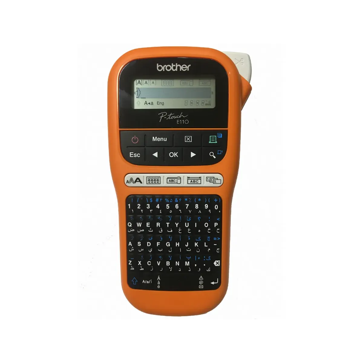 Brother PT-E110VP industrial label printer for electrical installations in Egypt