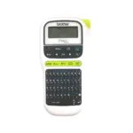 Brother PT-H110 handheld label printer with Arabic keyboard and LCD display – 12mm TZe tape support