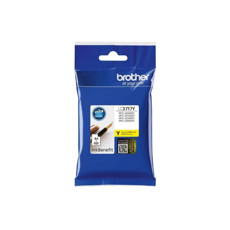 Brother LC-3717Y Yellow original ink cartridge – 550 pages