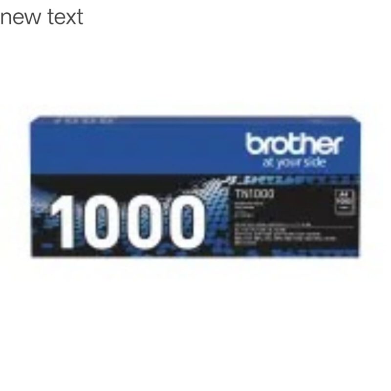 Brother TN1000 original black toner cartridge – 1000 pages