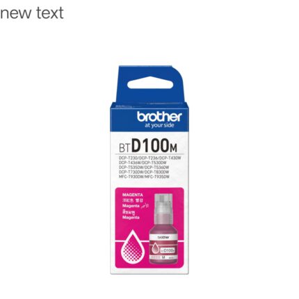 Original Brother BTD100m Magenta toner 5000 pages