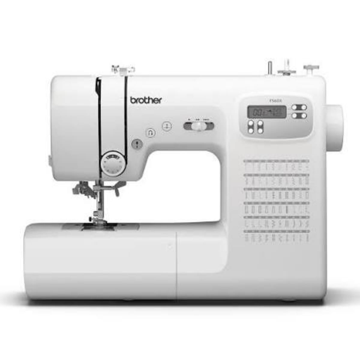 FS60X Brother FS60X computerized sewing machine with 60 stitches and metal frame for heavy-duty sewing