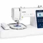Brother Innov-is M340 embroidery machine with LCD screen and large embroidery area